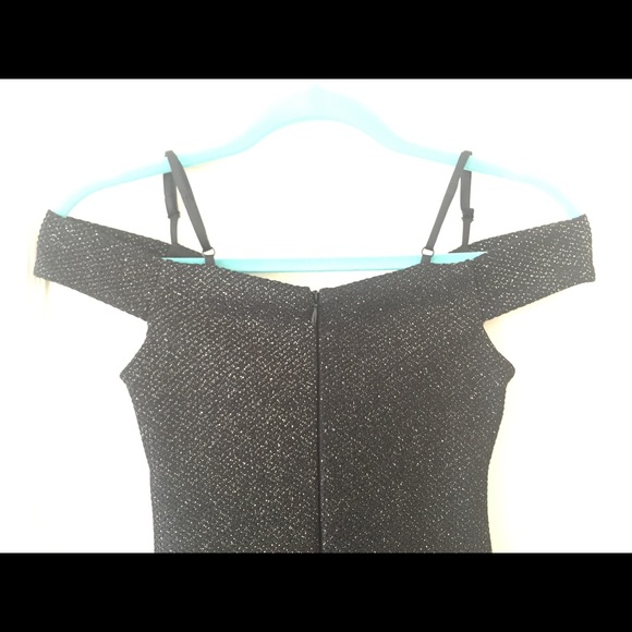 Bardot bodycon shimmer Lipsy dress, XXS-XS - Picture 5 of 5